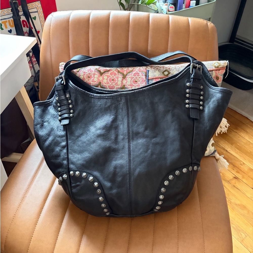 Free People Bushwick leather tote EUC - Picture 6 of 8
